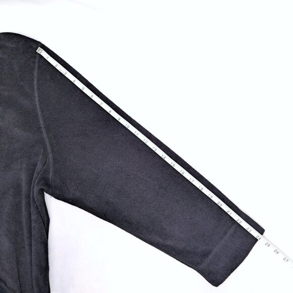 LAUREN Ralph Lauren | Black Terry Cloth Full Zip Hoodie Athleisure | Size 2X - Picture 12 of 12